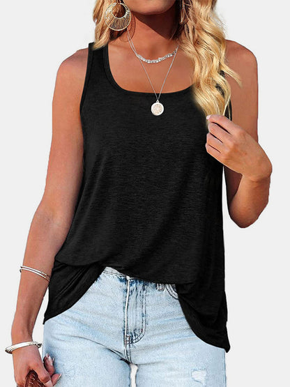 Heathered Square Neck Tank