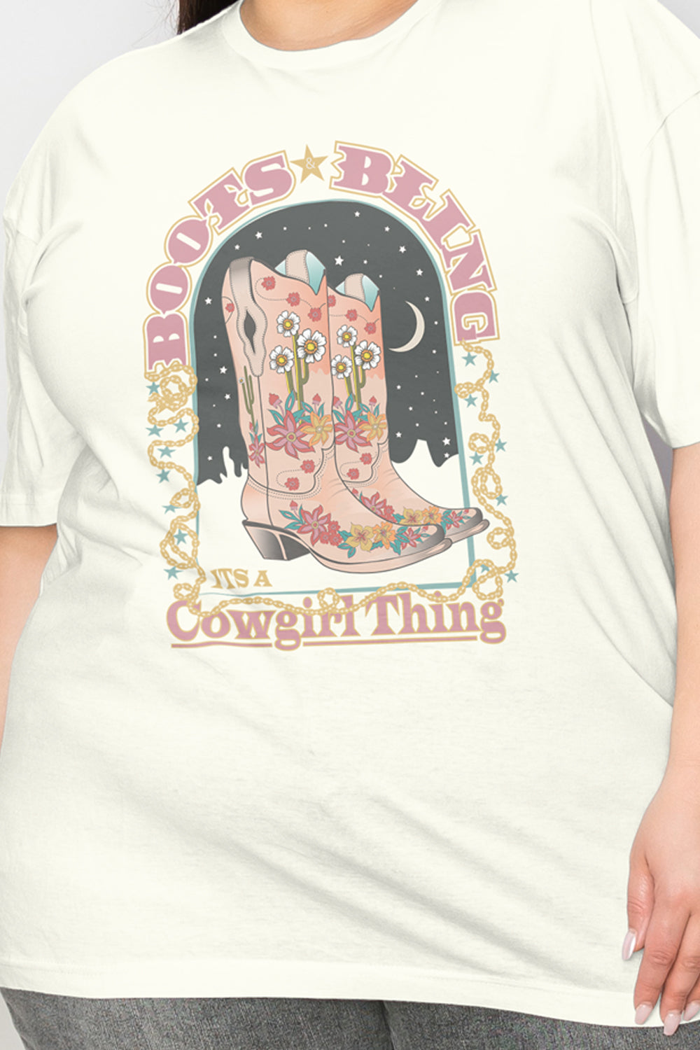 Simply Love Full Size Vintage Western Cowgirls Graphic T-Shirt