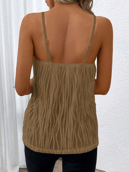 Textured V-Neck Cami