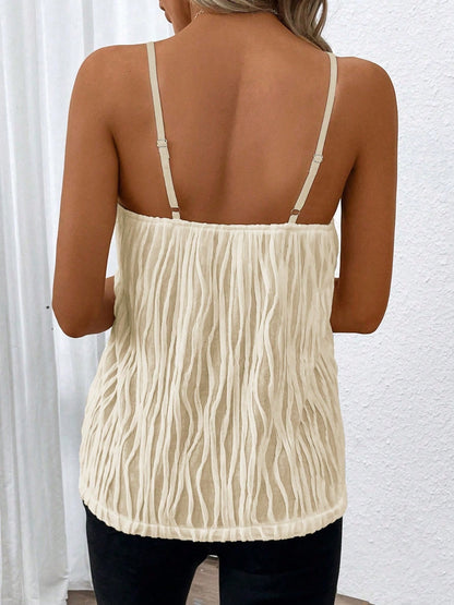 Textured V-Neck Cami