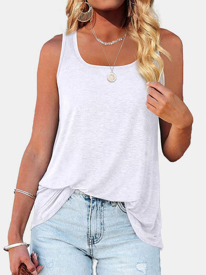 Heathered Square Neck Tank