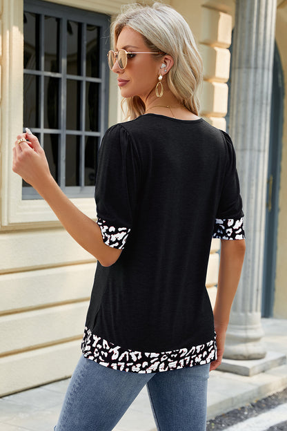 Square Neck Half Sleeve T-Shirt