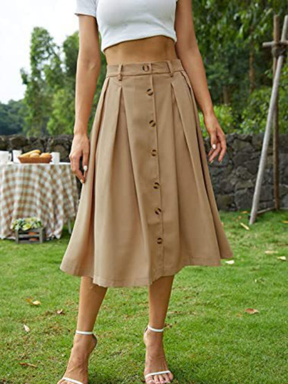 High Waist Midi Skirt