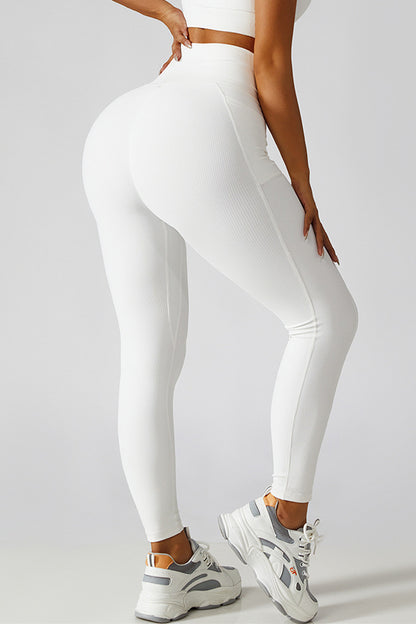 Basic Bae Crossover Waist Active Leggings